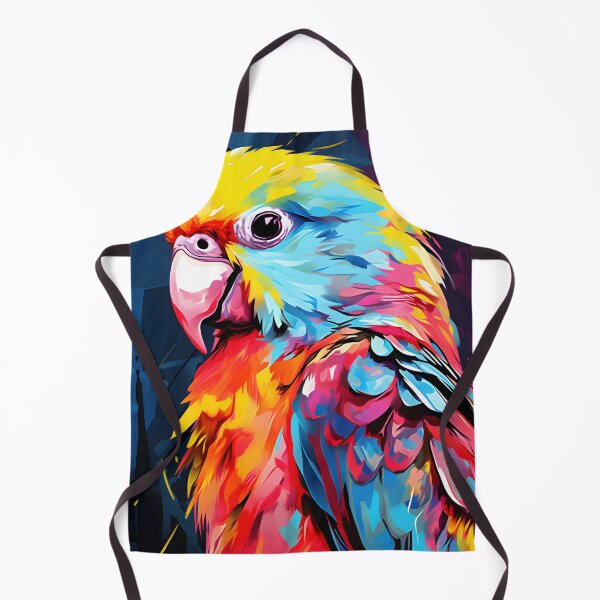 Artikelvorschau, Sittich-Vogel-Porträtkunst. Tier bunt. Tierkissen. entworfen und verkauft von formform.