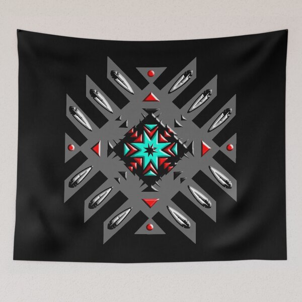 Item preview, NATIVE PATTERN 7 designed and sold by Garden Of Nightmares.