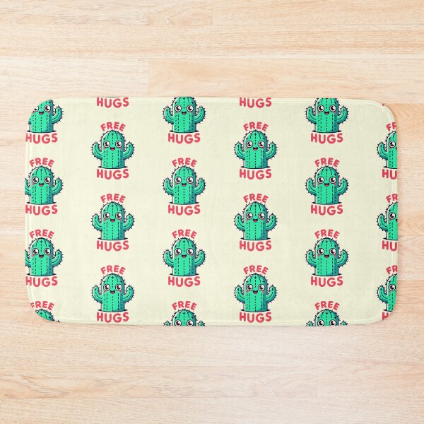 Item preview, Happy Free Hugs Prickly Cactus designed and sold by SubtleSplit.