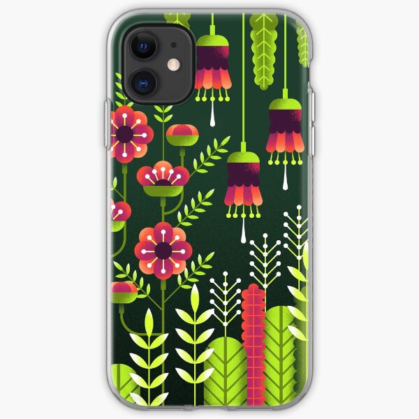 Geometric Flowers iPhone Soft Case