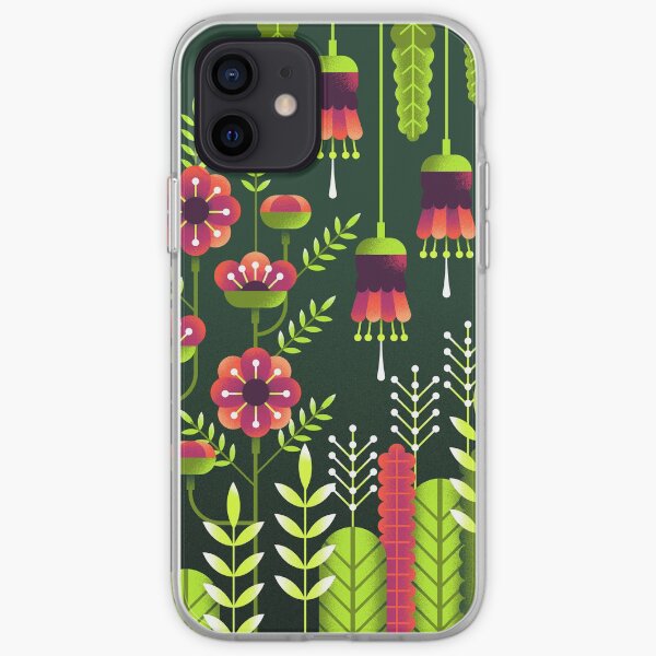 Geometric Flowers iPhone Soft Case