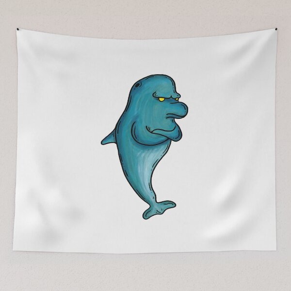 Item preview, angry dolphin designed and sold by sendalunar.