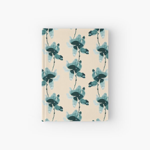 Layla – Teal on Cream Hardcover Journal