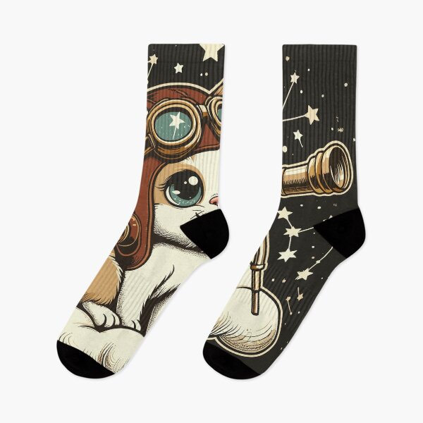 Item preview, Retro Cat's Night Sky Symphony: Whimsical Adventure designed and sold by Artaverse.