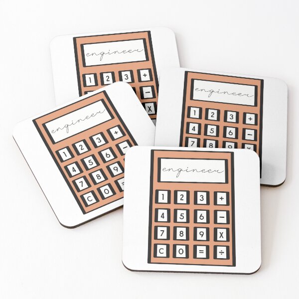Item preview, Engineer on an Orange Calculator designed and sold by Chandra Bellinger.
