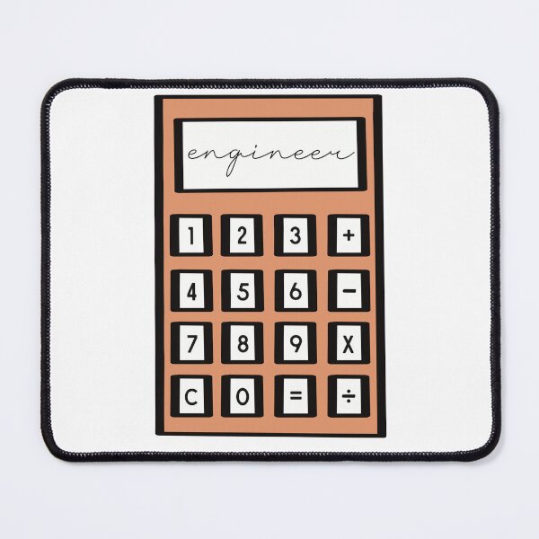 Item preview, Engineer on an Orange Calculator designed and sold by Chandra Bellinger.