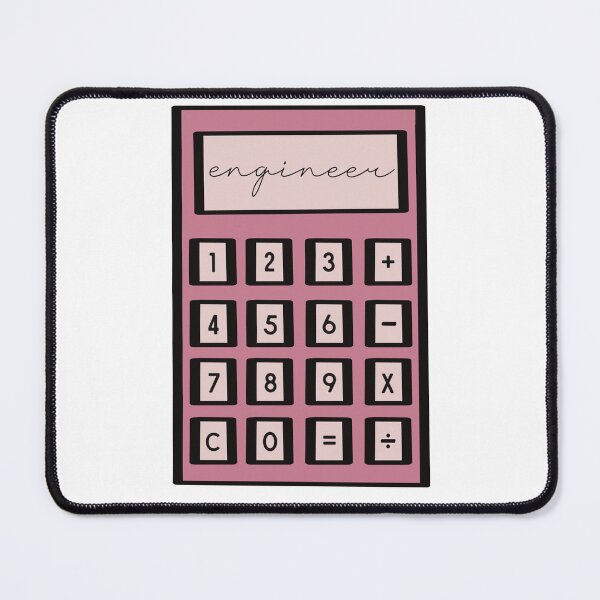 Item preview, Engineer on a Pink Calculator designed and sold by Chandra Bellinger.