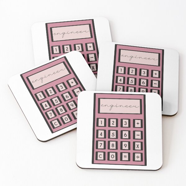Item preview, Engineer on a Pink Calculator designed and sold by Chandra Bellinger.