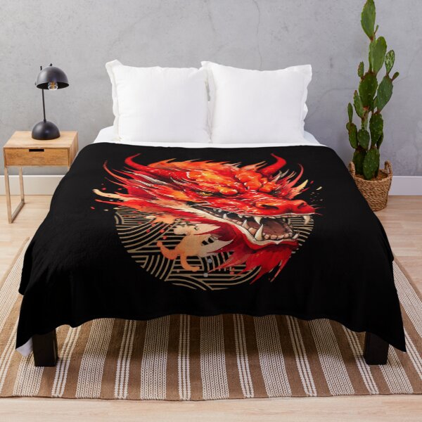 Item preview, Vibrant Red  dragon -Year of the Dragon- chinese Zodiac Theme-white Background designed and sold by CosmicNook1.