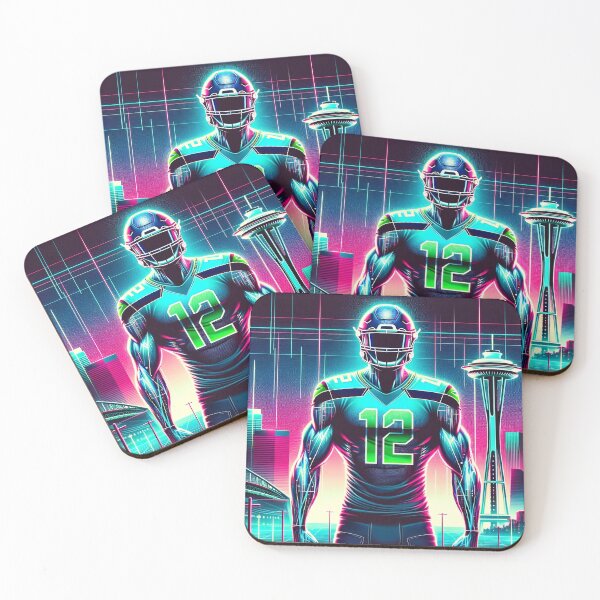 Item preview, Synthwave Seattle designed and sold by Cascadia Sports.
