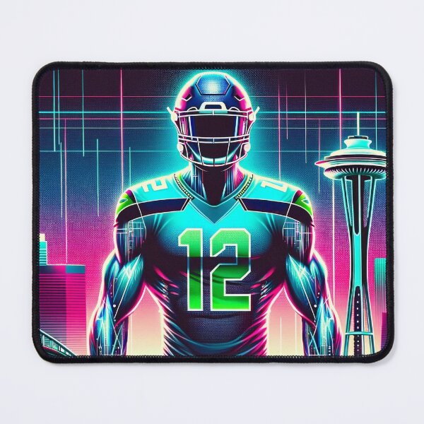 Item preview, Synthwave Seattle designed and sold by Cascadia Sports.