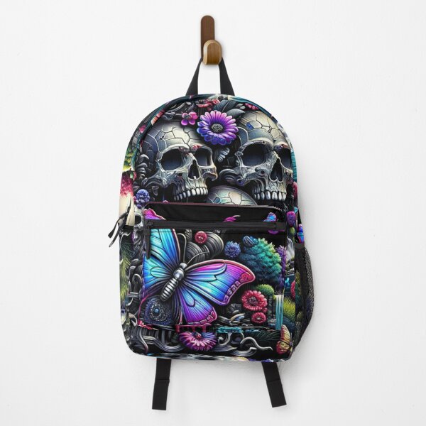 Item preview, Butterflies and Skulls designed and sold by TrulyBlessedLLC.