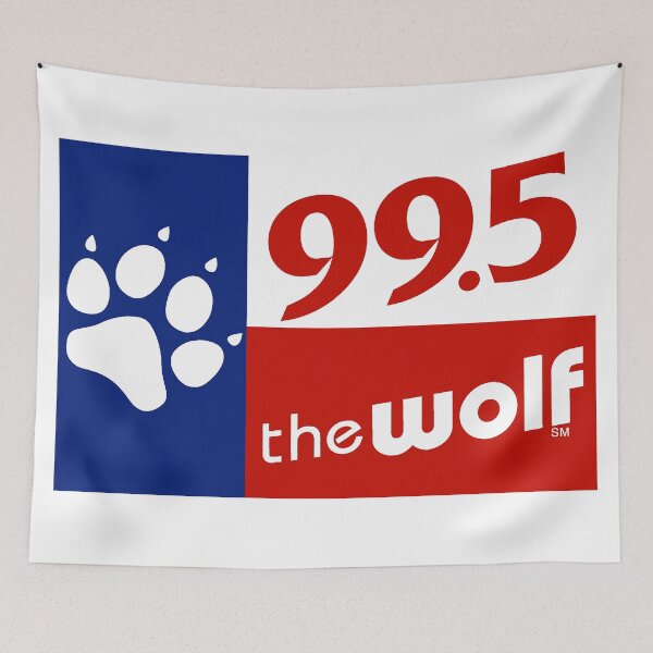 Item preview, 99.5 The Wolf Dallas FM Radio Station Logo designed and sold by born2buyshirts.