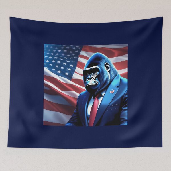 Item preview, gorilla POTUS designed and sold by DigiArtFusion.