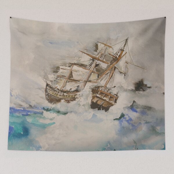 Item preview, Tall Ship in storm designed and sold by marcthatspot.