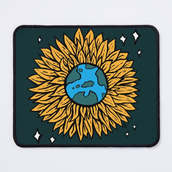 Item preview, Sunflower Planet Earth designed and sold by Stacey Burt creative Designs.
