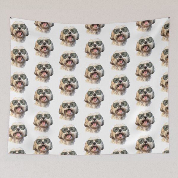 Item preview, Lhasa Apso Wearing Sunglasses designed and sold by TheAnimalZ00.