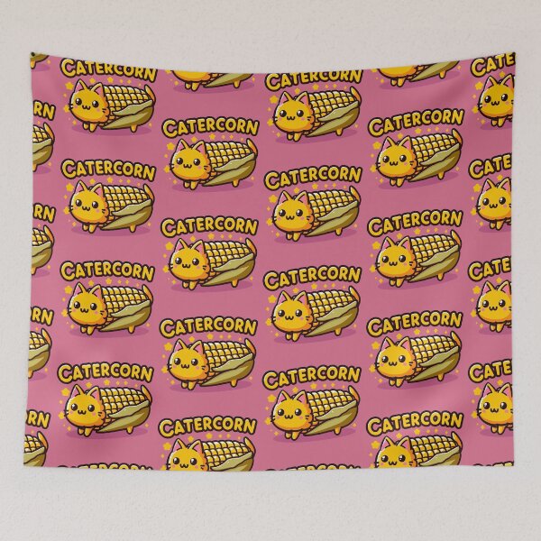 Item preview, Kawaii Catercorn Cute Cat And Corncob Fusion Character designed and sold by SubtleSplit.