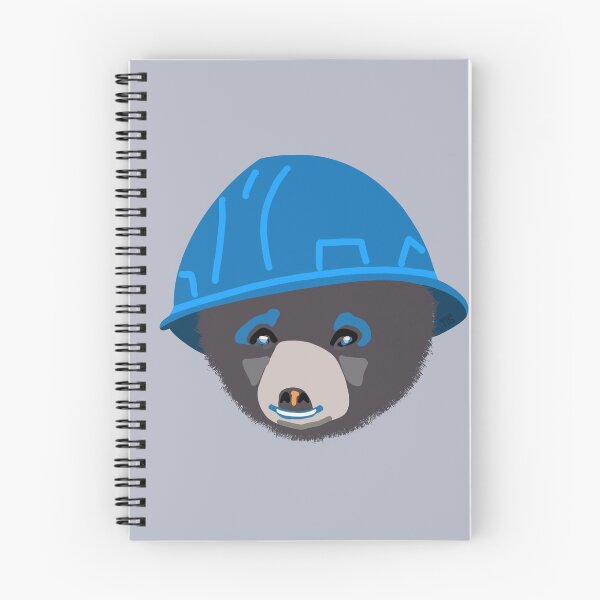 Item preview, Electricians Apprentice Cubby Carpenters Cub Bear Wearing Blue Hard Hat designed and sold by TheTradesStore.