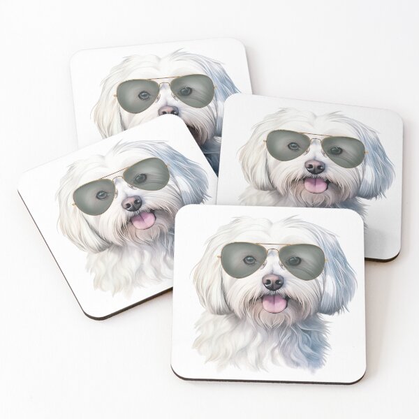 Item preview, Maltese Wearing Sunglasses designed and sold by TheAnimalZ00.