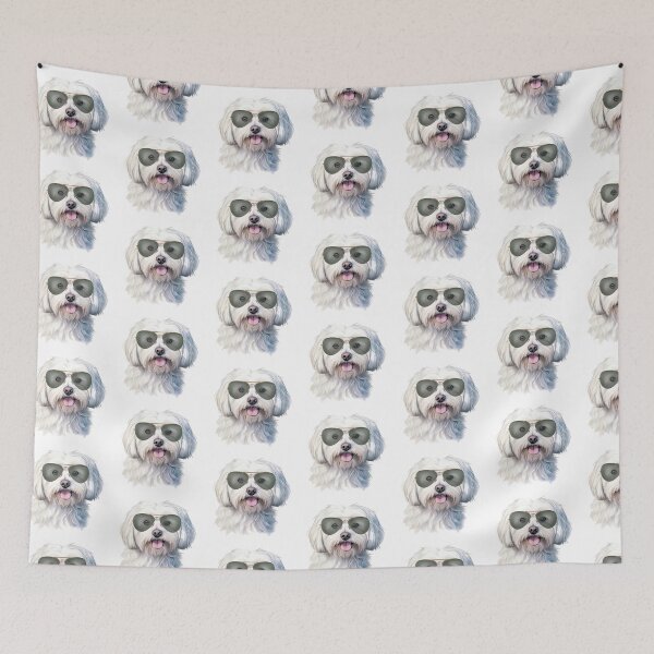 Item preview, Maltese Wearing Sunglasses designed and sold by TheAnimalZ00.