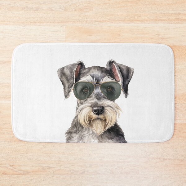 Aperçu de l'œuvre Schnauzer nain portant des lunettes de soleil créée et vendue par TheAnimalZ00.