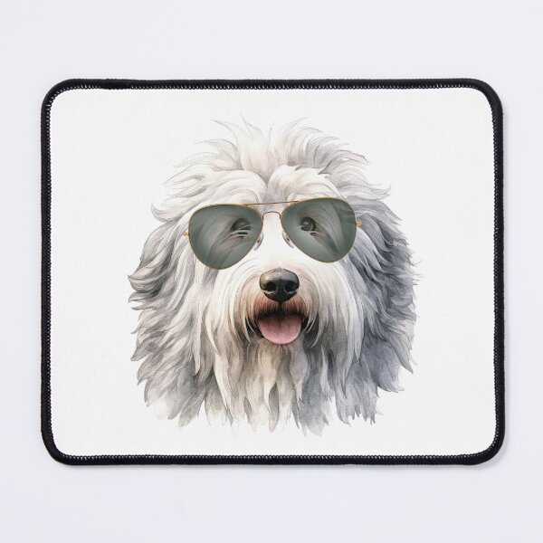 Item preview, Old English Sheepdog Wearing Sunglasses designed and sold by TheAnimalZ00.