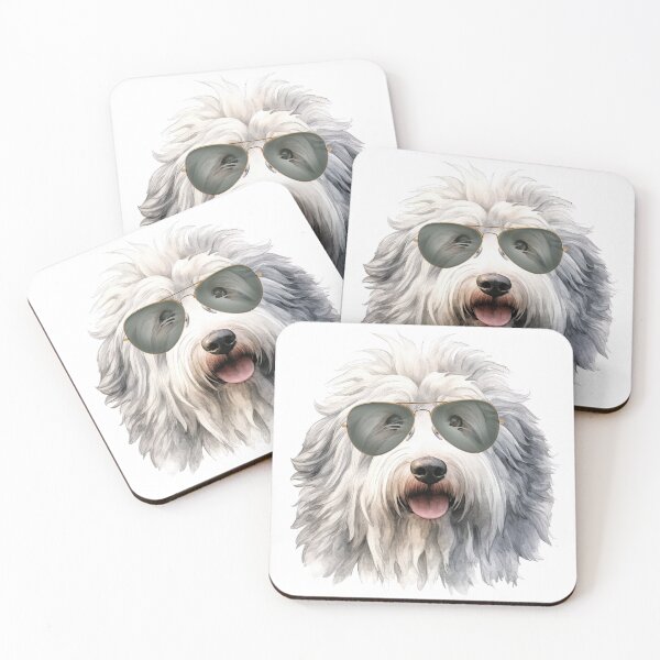 Item preview, Old English Sheepdog Wearing Sunglasses designed and sold by TheAnimalZ00.