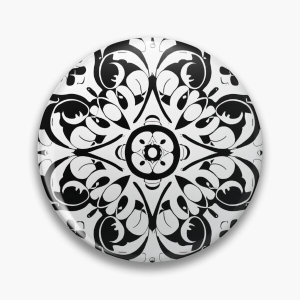 Item preview, Pattern design black and white vintage  designed and sold by IdeaND.