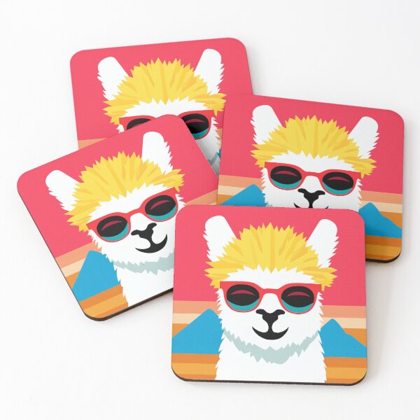 Item preview, Cool Llama Retro Vibes designed and sold by EnchantArtCo.
