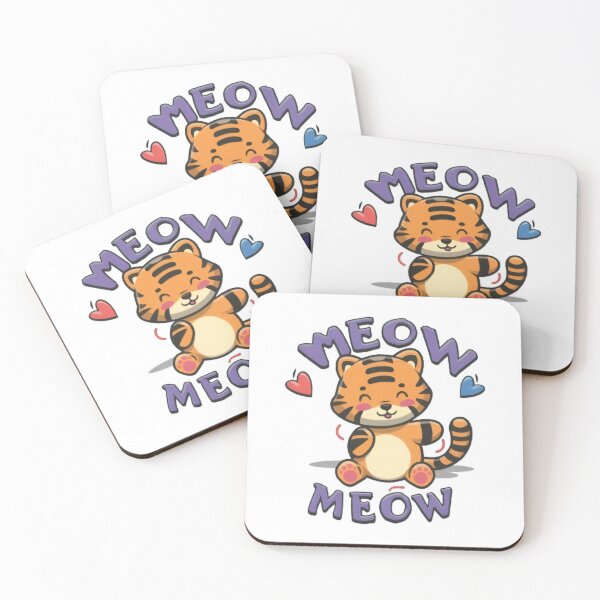 Item preview, Meow Tiger designed and sold by luckyanimechann.