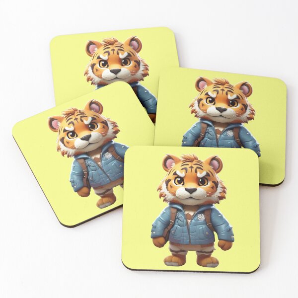 Item preview, winter cute little tiger designed and sold by DigiArtFusion.