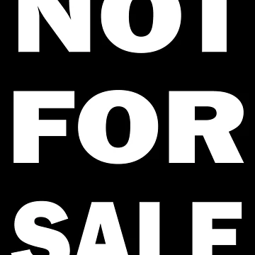 Artwork thumbnail, Not For Sale Large by SubtleSplit
