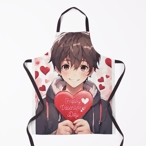 Artikelvorschau, Süßer Anime-Junge, der „Alles Gute zum Valentinstag“ wünscht – 1 entworfen und verkauft von StellaArtz.