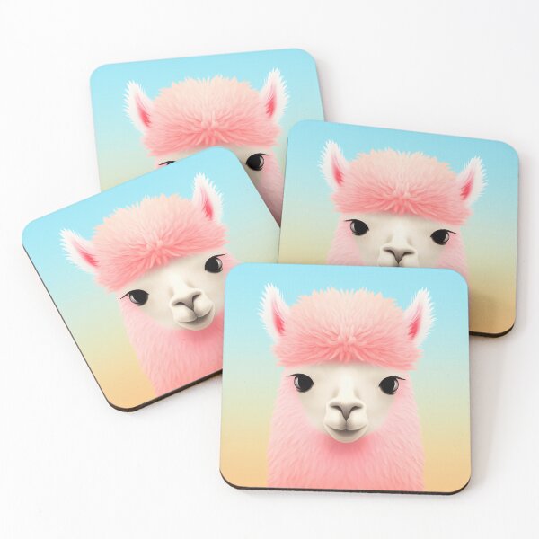 Item preview, Pink Fluffy Llama Dreamscape designed and sold by EnchantArtCo.
