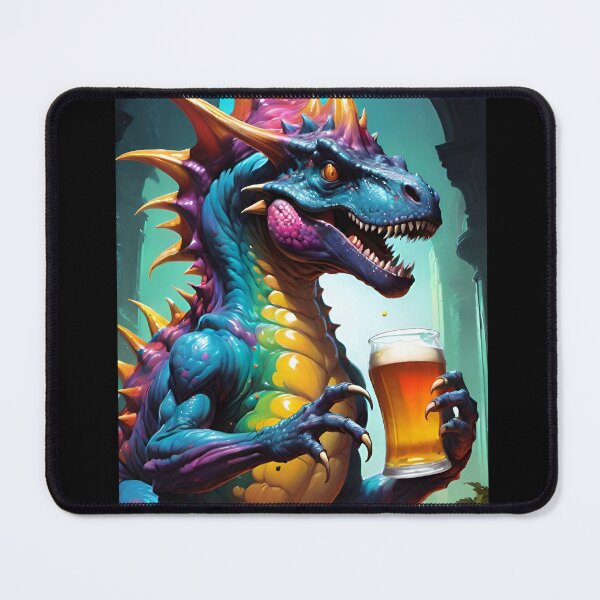 Item preview, Dinosaur in a bar designed and sold by DarkGenesiss.