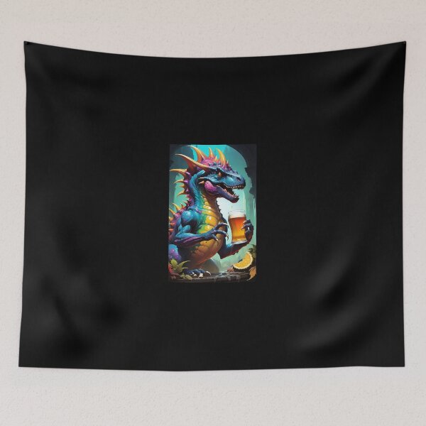 Item preview, Dinosaur in a bar designed and sold by DarkGenesiss.