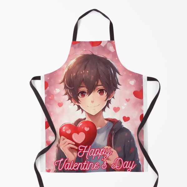 Artikelvorschau, Süßer Anime-Junge, der „Alles Gute zum Valentinstag“ wünscht – 2 entworfen und verkauft von StellaArtz.
