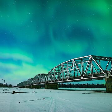 Artwork thumbnail, Aurora and the Alcan by Aaron Lojewski
