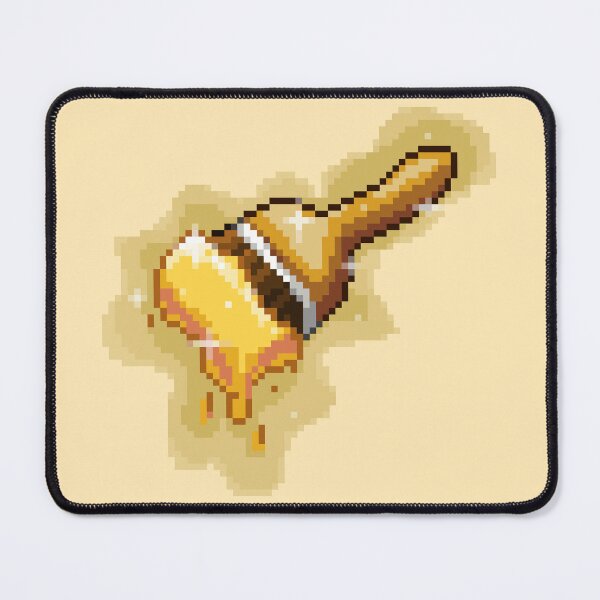 Item preview, Neopet Starter Yellow Paint Brush Pixel Art designed and sold by AyrosArts.
