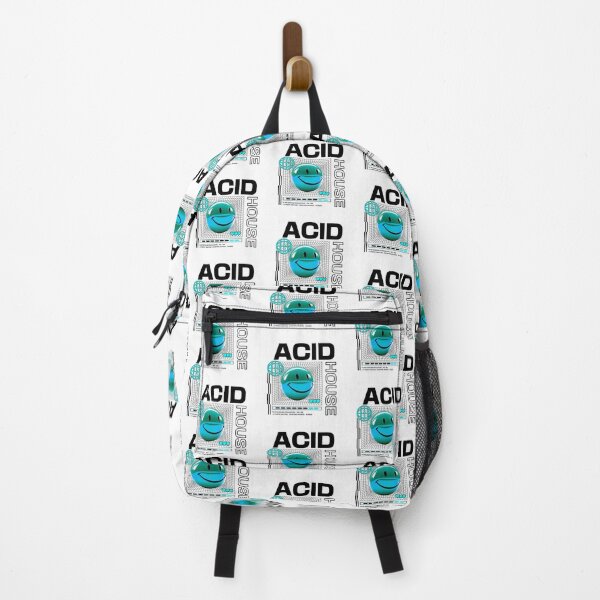 Item preview, ACID HOUSE  - 3D Smiley (black/blue)  designed and sold by Discothreadz.