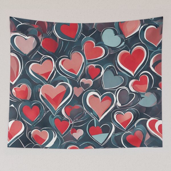 Item preview, Valentine's Day Hearts - AI Generated designed and sold by Artifylab.