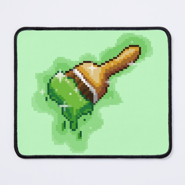 Item preview, Neopet Starter Green Paint Brush Pixel Art designed and sold by AyrosArts.