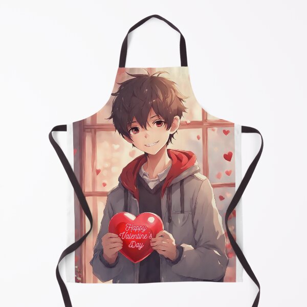 Artikelvorschau, Süßer Anime-Junge, der „Alles Gute zum Valentinstag“ wünscht – 3 entworfen und verkauft von StellaArtz.