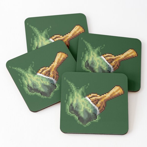 Item preview, Neopet Swamp Gas Paint Brush Pixel Art designed and sold by AyrosArts.