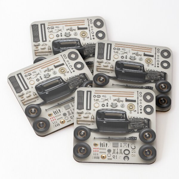 Item preview, 1932 Model B Classic Car Knolling Craft designed and sold by StefNomadLife.