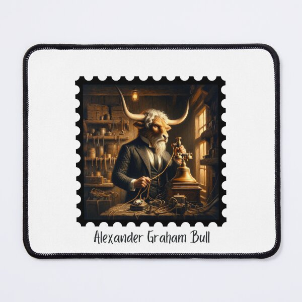 Item preview, Alexander Graham Bull designed and sold by Labcoat Legends.