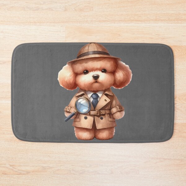 Item preview, Poodle Sherlock Bones  designed and sold by toypoodlemom.