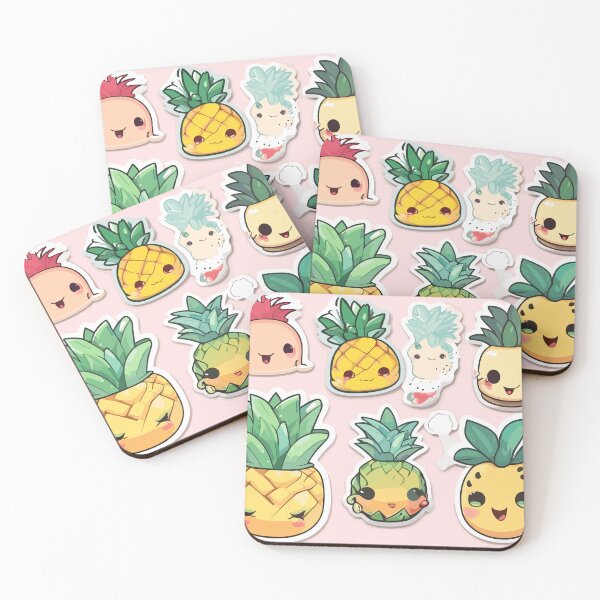 Item preview, kawaii pineapple  designed and sold by krishnajit22.
