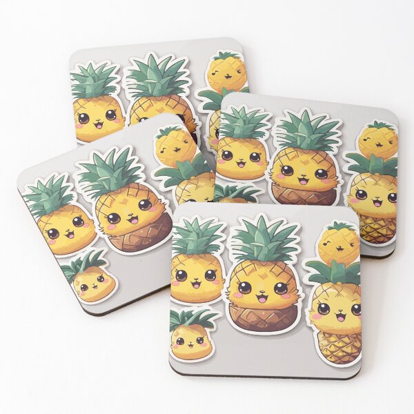 Item preview, pineapple kawaii  designed and sold by krishnajit22.